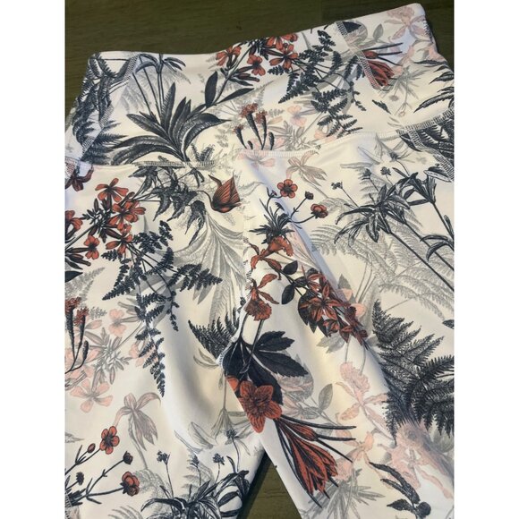 Zella High-Rise Compression Leggings In Tropical Toile Print M - Picture 9 of 10